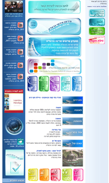 עיצוב אתר החברה לפיתוח תיירות בהרצליה